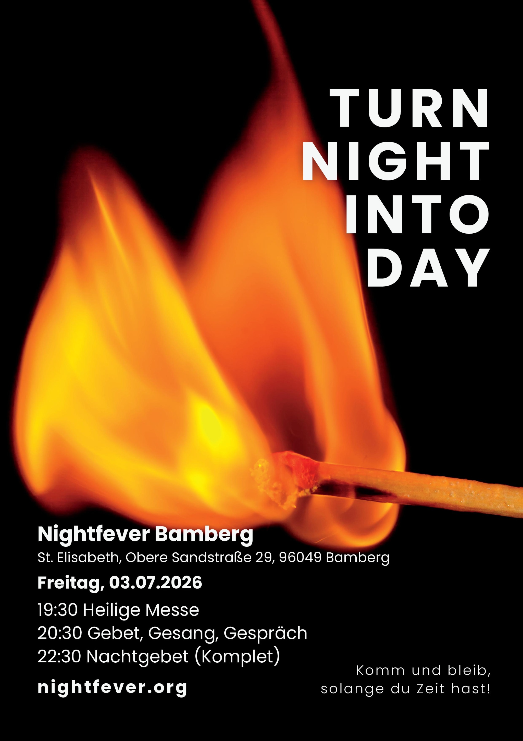 2026_Plakat_Nightfever_Juli (c) nightfever.org 2026_Plakat_Nightfever_Juli