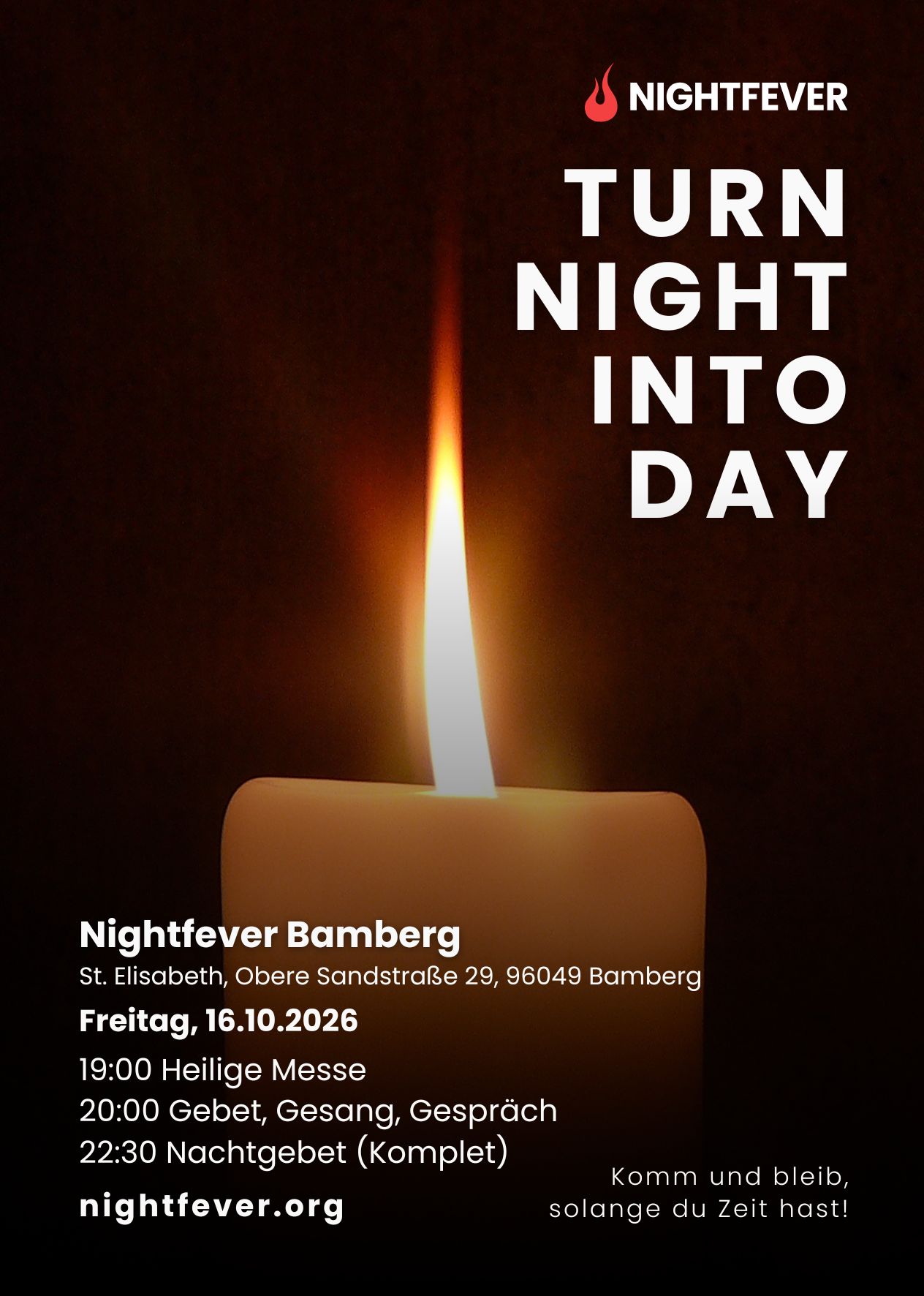 Nightfever Oktober 2026